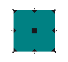 Tent BTrace 4x6   (Зеленый)