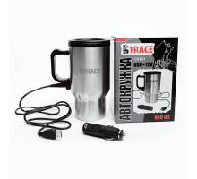 Автокружка BTrace 450 мл USB +12V