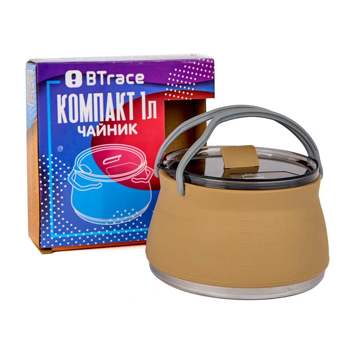Чайник походный BTrace Компакт 1000мл