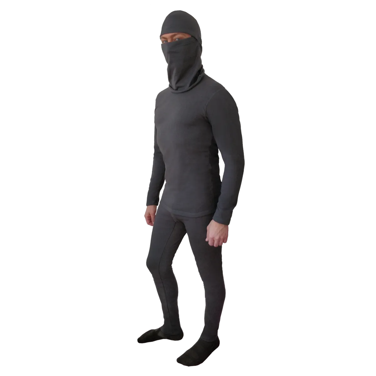 Комплект Btrace (Футболка с длинными рукавами + кальсоны) Mild Fleece (Черный)