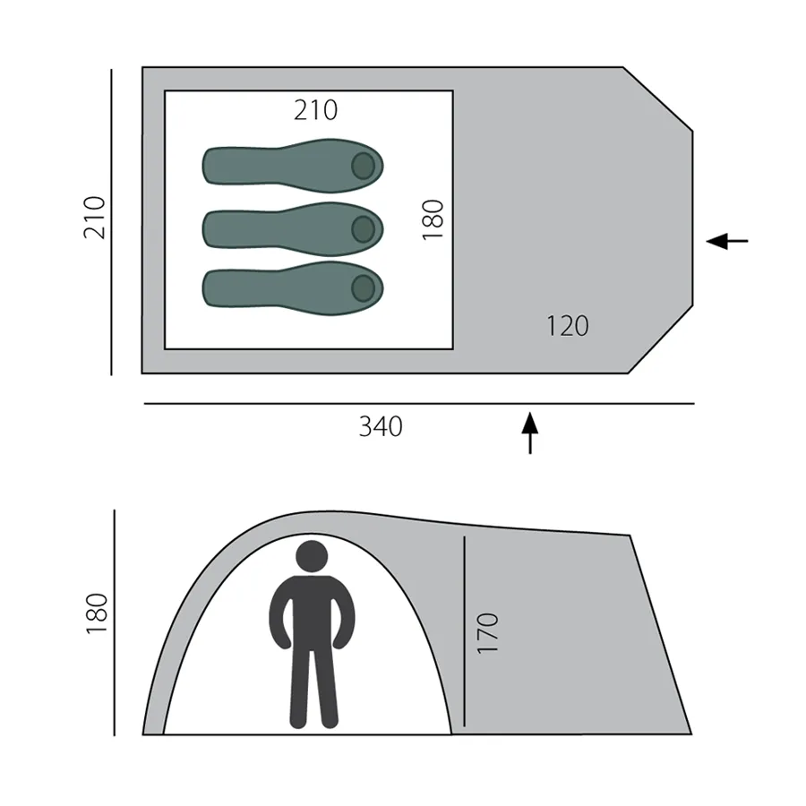 Палатка BTrace Element 4